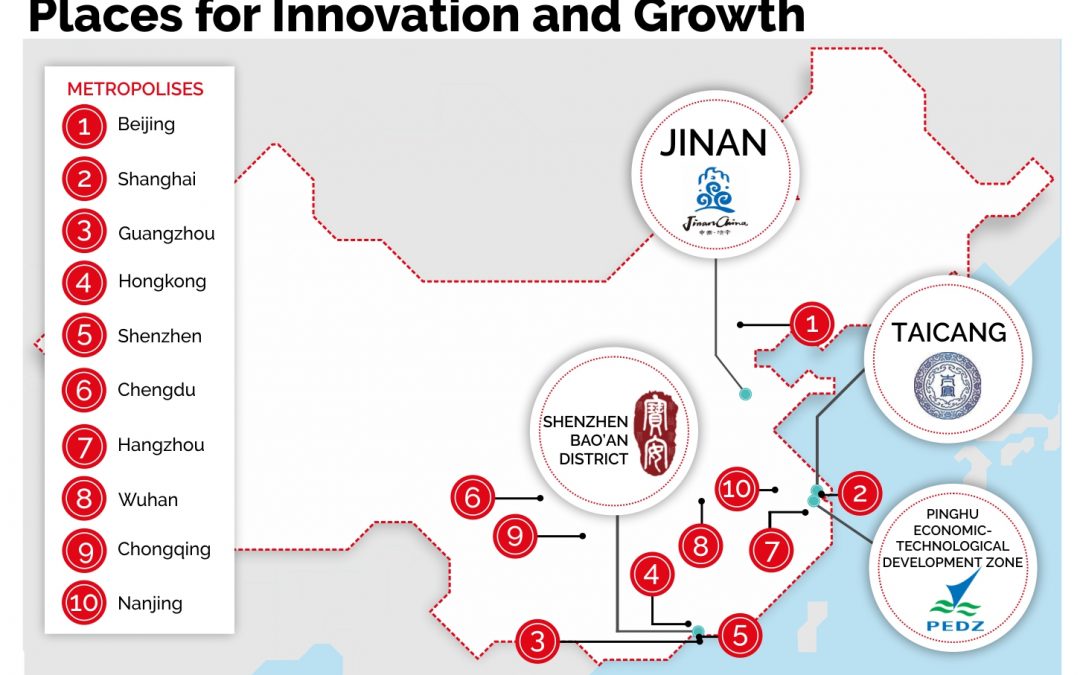 Four places for innovation and growth
